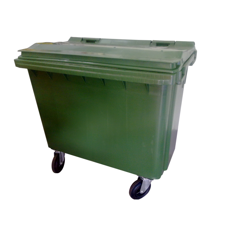 4 Wheel Recycle Bin 660 Liter